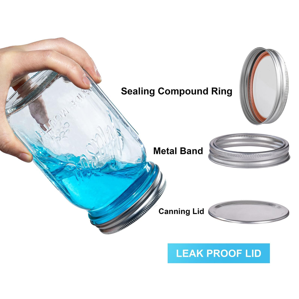 Wellife 32 oz jars support batch canning, pickling, and food prep.