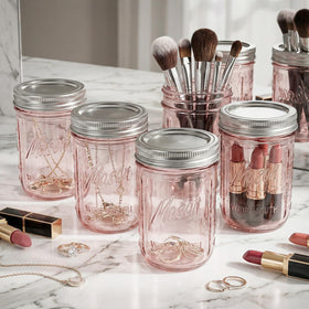 WELLIFE jars organizing dry goods to reduce pantry clutter.