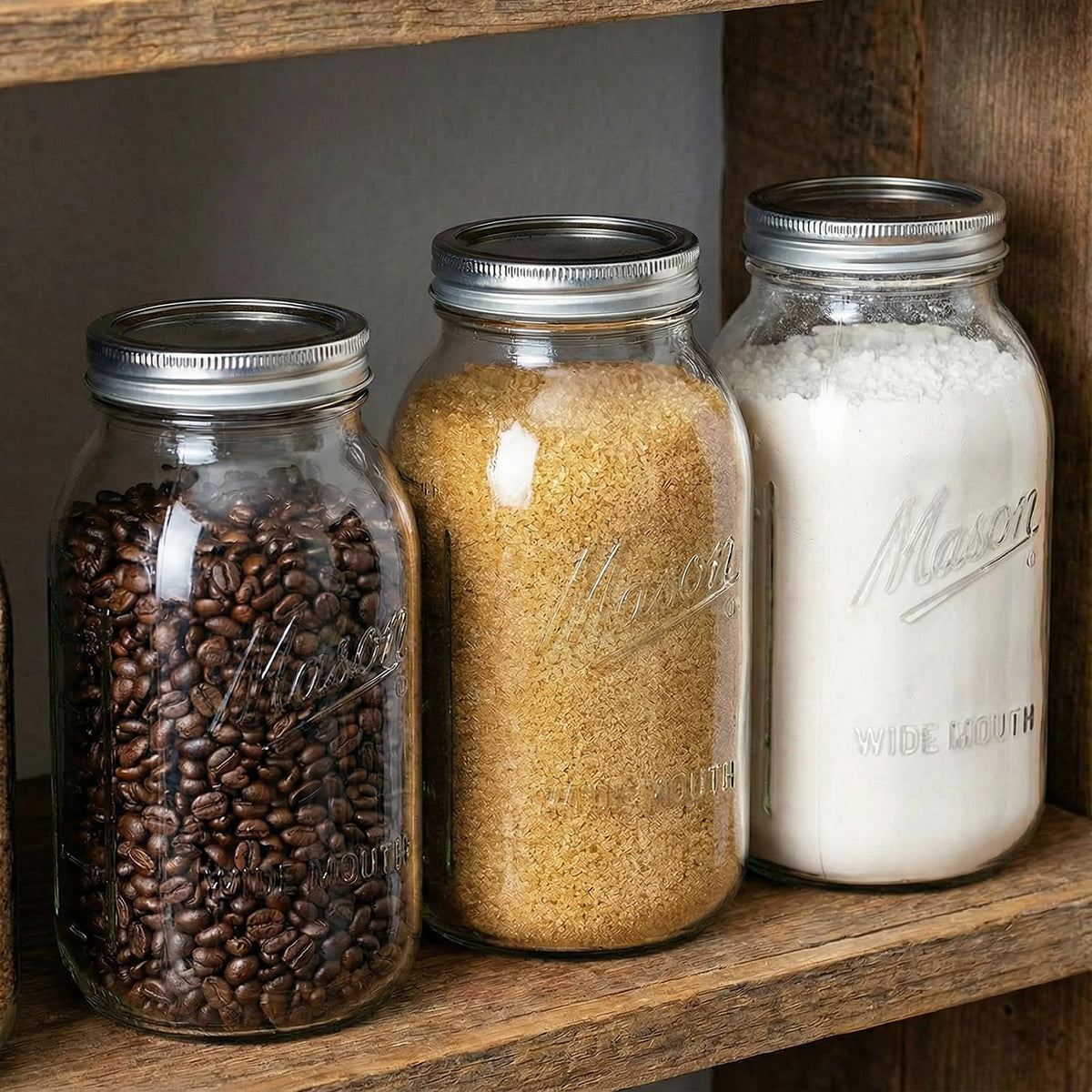 WELLIFE silicone seal disc seals the jar for airtight storage.