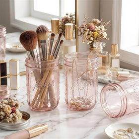 WELLIFE mason jar used as stylish kitchen decor.