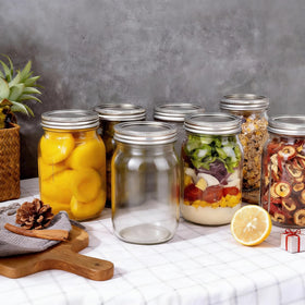 WellLife wide-mouth jar enabling easy loading and scooping of chunky ingredients.
