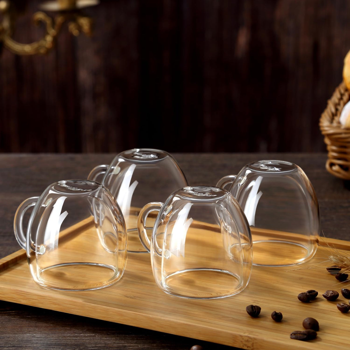 Wells dishwasher-safe espresso glasses for easy cleanup