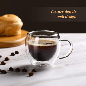 Wells 80ml espresso cups ideal for a perfect morning shot