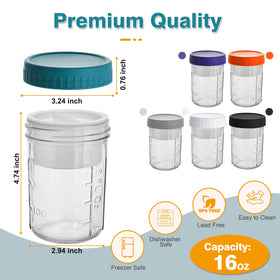 Wells lids and spoons keep portions ready for on-the-go meals.