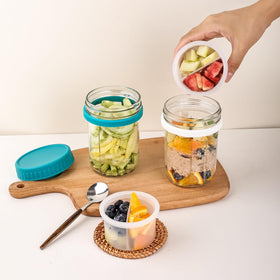 Wells wide-mouth design makes filling and cleaning effortless.