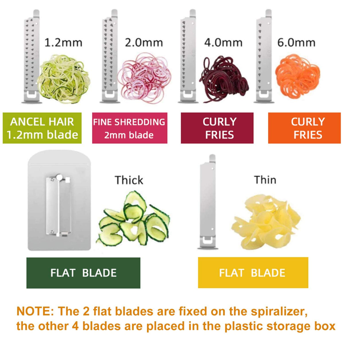 WellToBe ultra-thin angel-hair blade for precise veggie noodles