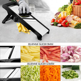 Weltonhm mandoline foldable design for compact storage