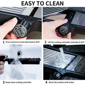 Weltonhm mandoline safety gloves and holder included