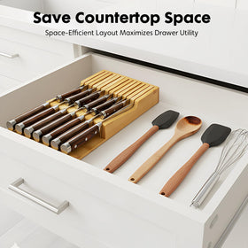 WenCraft small-knife slots keep paring and utility knives ready.