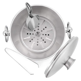 Double-wall insulated design minimizes condensation and keeps ice ready