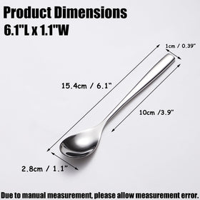 Wenkoni yogurt spoon in SUS 304 steel for rust-resistant daily use