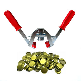 WENNING bottle capper tool with magnetic cap holder for quick sealing.