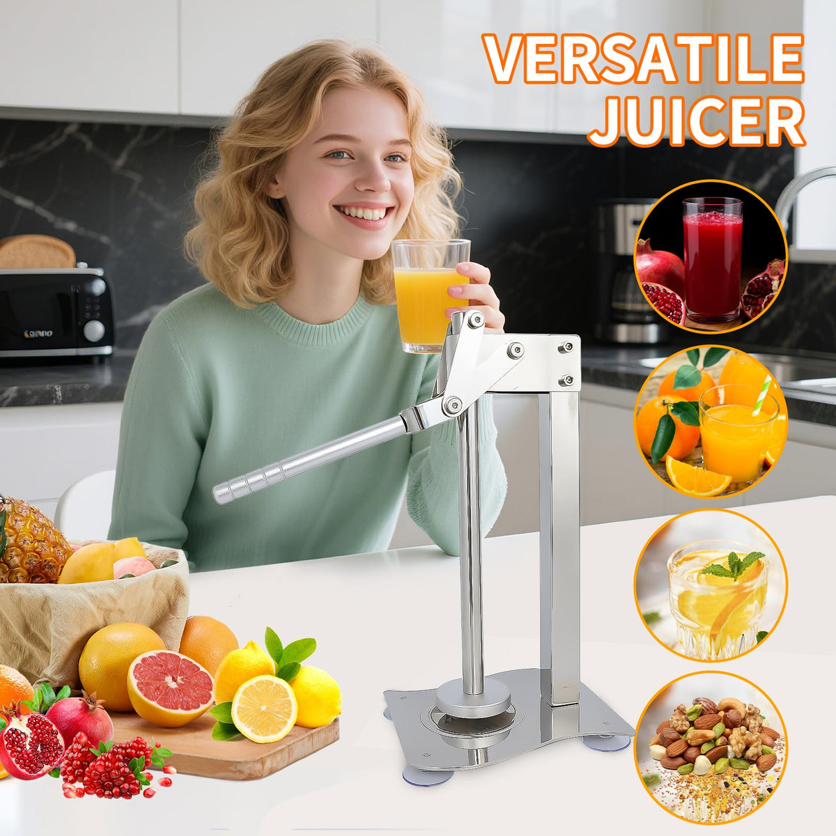 WENNING indenter teeth crush fruit easily for quick juice or pulp processing.