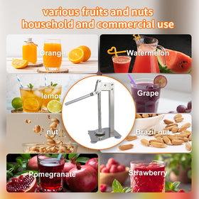 WENNING stainless steel juicer close-up highlights durable build and rust resistance.