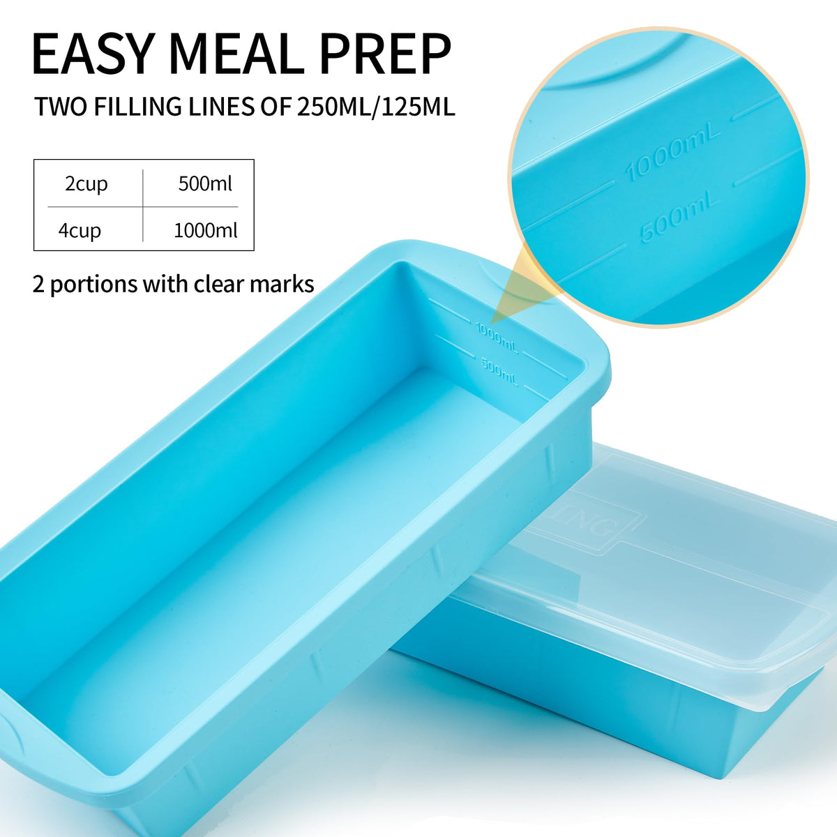 WENQING sealed-compartment lid close-up preventing odor transfer between compartments.