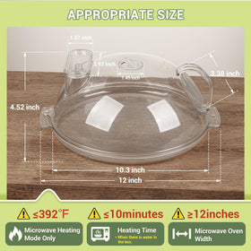 WENWELL crystal-clear PC construction lets you monitor food and water levels at a glance.