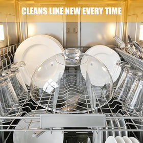 WENWELL dishwasher-safe design makes cleanup quick after microwaving