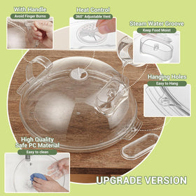 WENWELL dishwasher-safe design simplifies cleanup after meals.