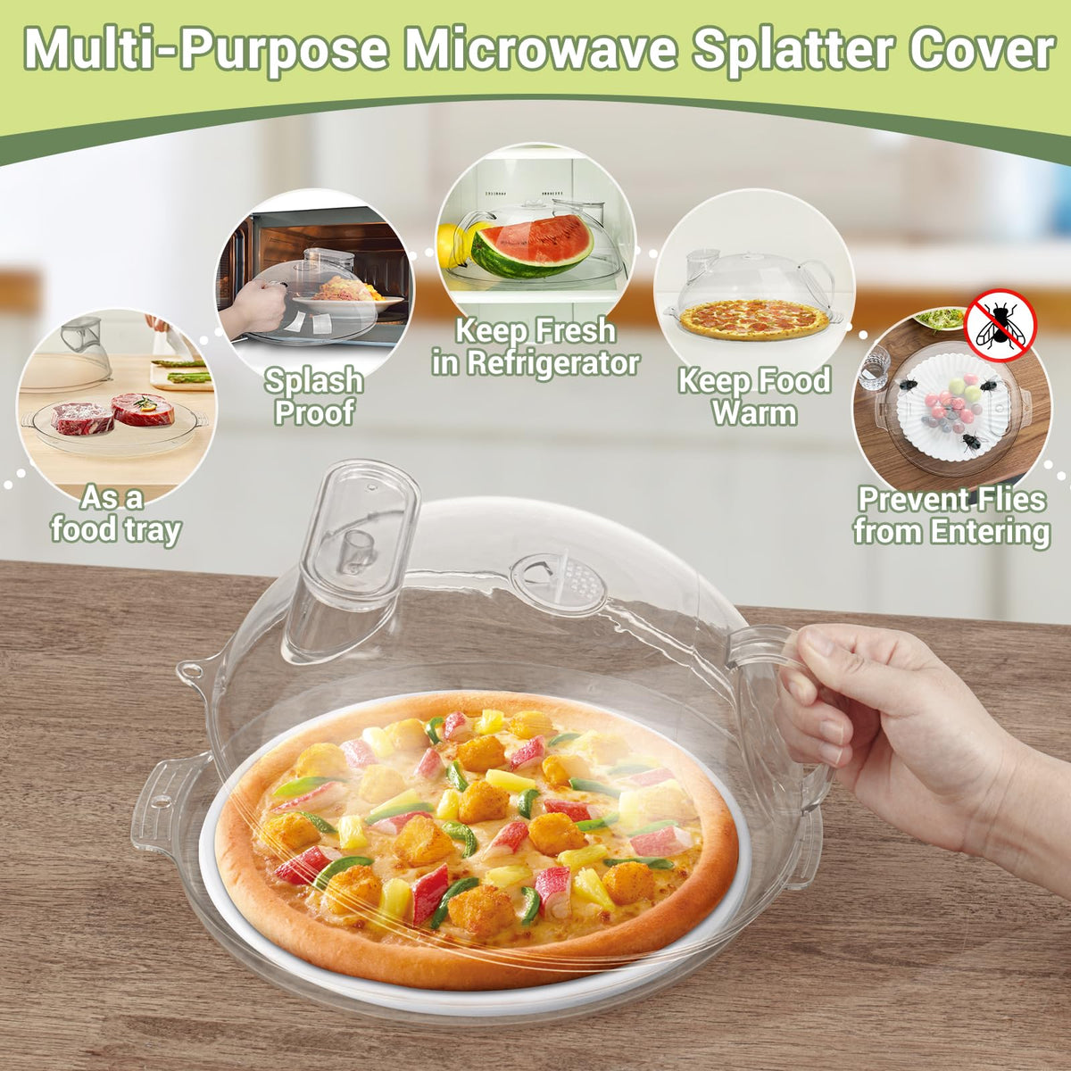 WENWELL fits 10-inch plates for versatile use across bowls and plates.