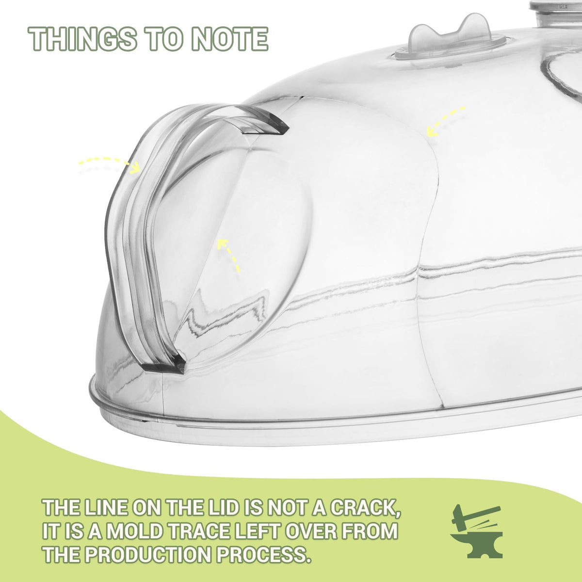 WENWELL steam vent ensures easy cleaning and quick drying after use.