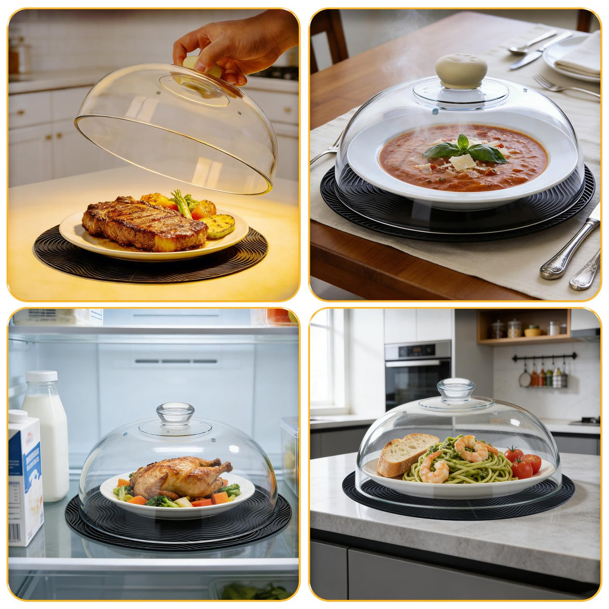 WENWELL two-hole steam vent promotes even heating and moisture control