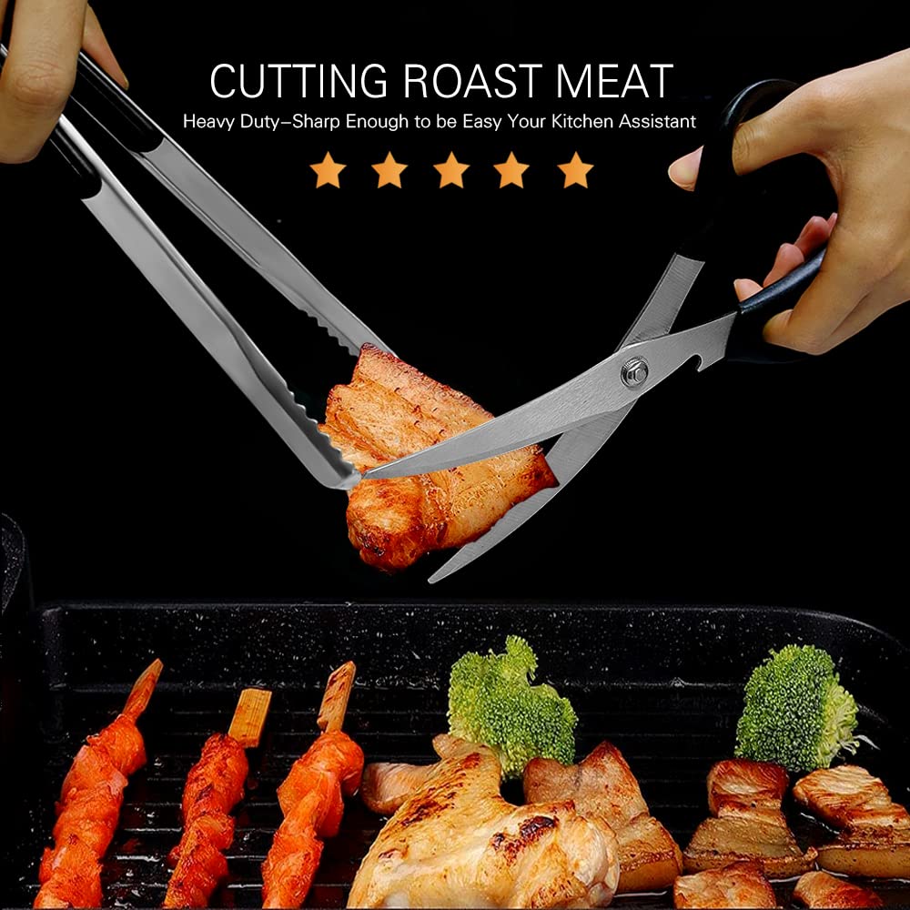 Weogot stainless steel kitchen set durable and easy to clean.