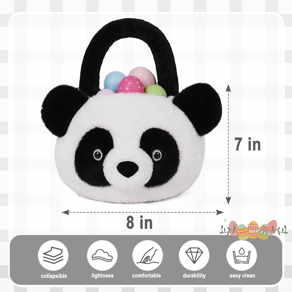 Wepop Easter bucket ready for egg hunts and gifts.