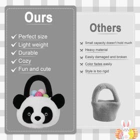 Wepop plush basket features soft textiles for cozy play.
