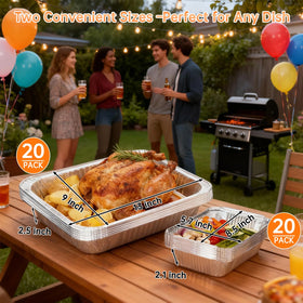 WEPSEN durable thick aluminum construction resists bending during baking and reheating.