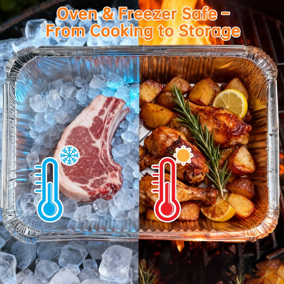 WEPSEN stackable pans simplify catering and party setups.