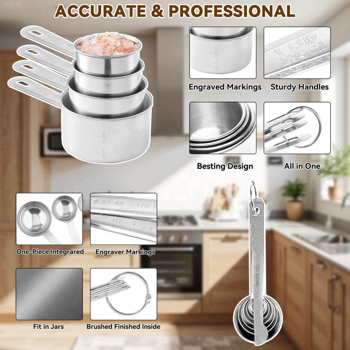 WEPSEN kitchen prep baking set for beginners and everyday meals