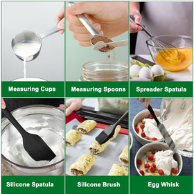 WEPSEN measuring cups and spoons for precise ingredient prep