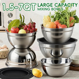 WEPSEN 1.5QT bowl with lid perfect for small prep jobs