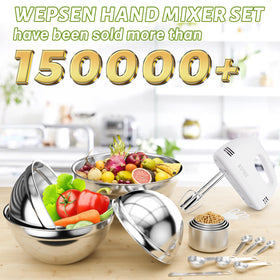 WEPSEN nesting bowls set saving space and simplifying cleanup