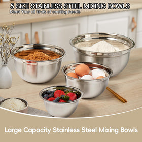 WEPSEN nesting bowls stack neatly to save space in the kitchen