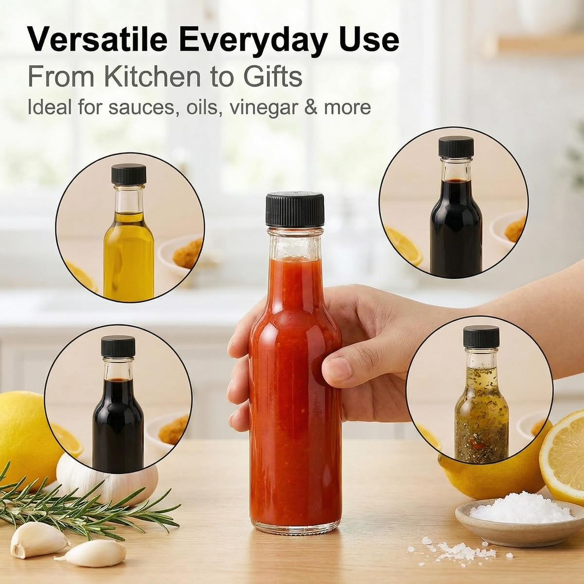 WERTIOO bottle funnel for clean pouring reduces spills during transfers.