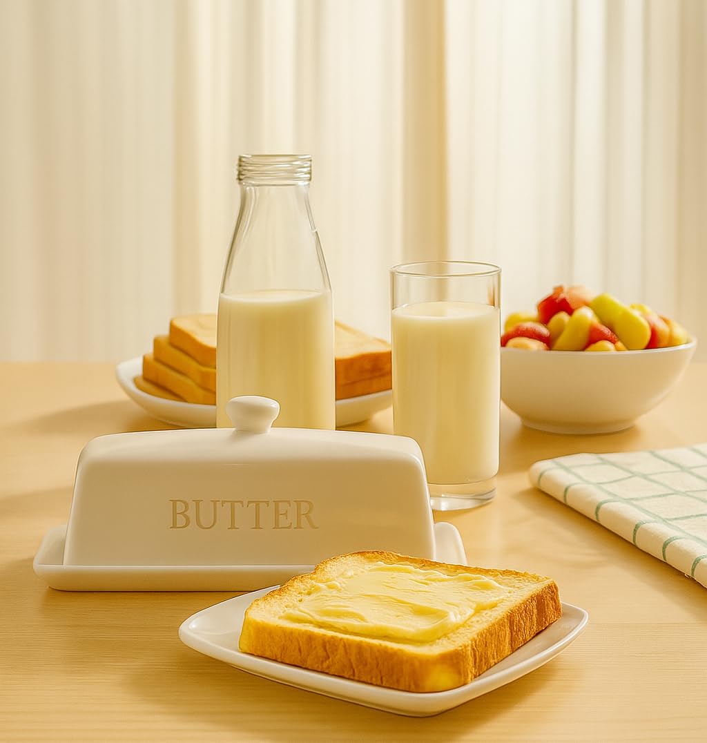 WERTIOO butter-stick holder keeps butter organized and ready to slice