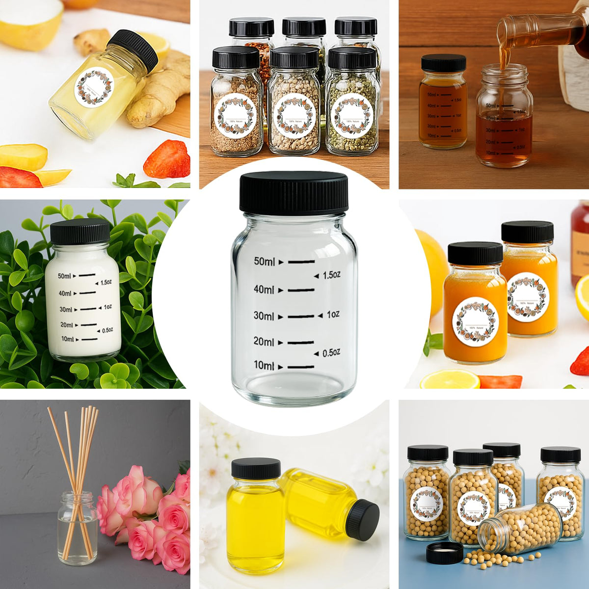 WERTIOO Ideal for wellness shots, juices, and ginger beverages.