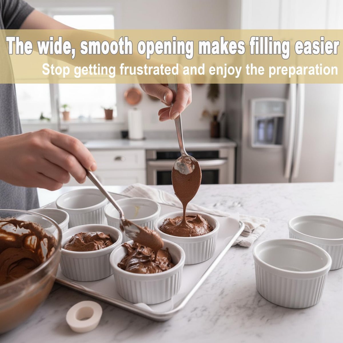 WERTIOO glazed interior and exterior resist stains for simple cleanup.