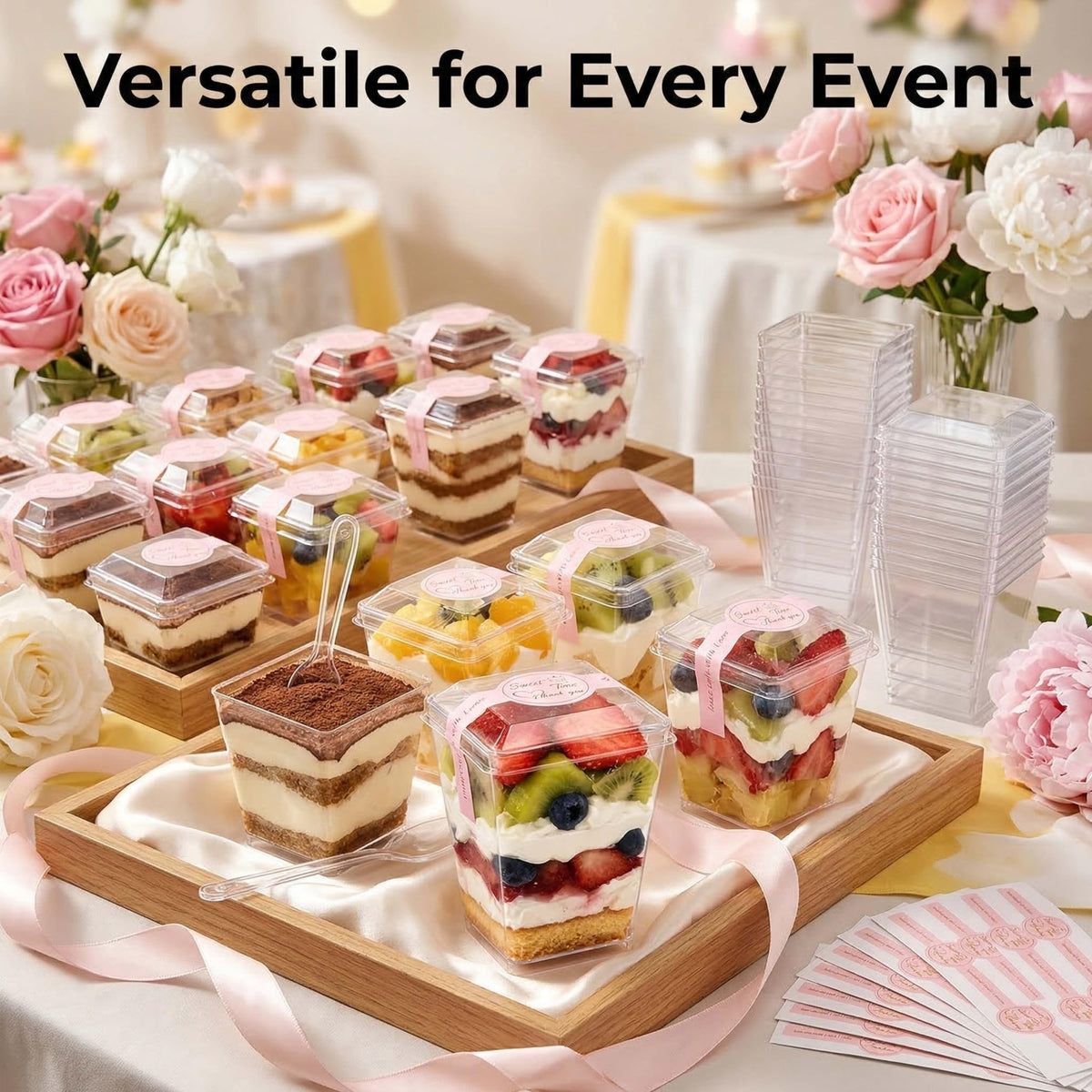 WERTIOO heavy-duty plastic resists cracking for reliable partyware.