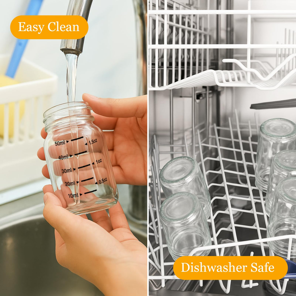 WERTIOO Leakproof cap seals liquids during transport and storage.