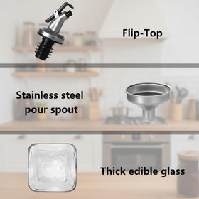 WERTIOO precise pourer spout enables controlled, mess-free pouring.