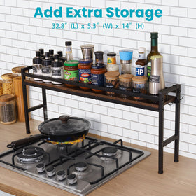 weslinkeji spice organizer keeps condiments within arm's reach