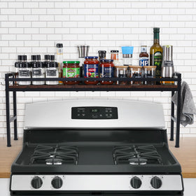 weslinkeji spice rack shelf on stove top for easy spice access