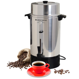 West Bend 33600 coffee urn stay-cool base for safe handling