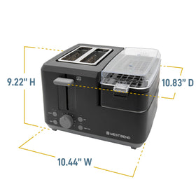West Bend electronic controls offer light to dark shade settings for consistent results