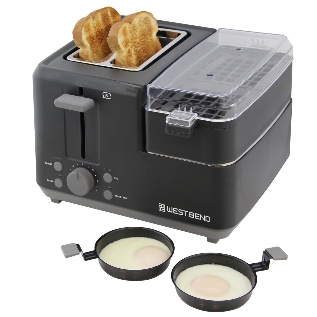 West Bend removable trays simplify cleanup for easy breakfasts