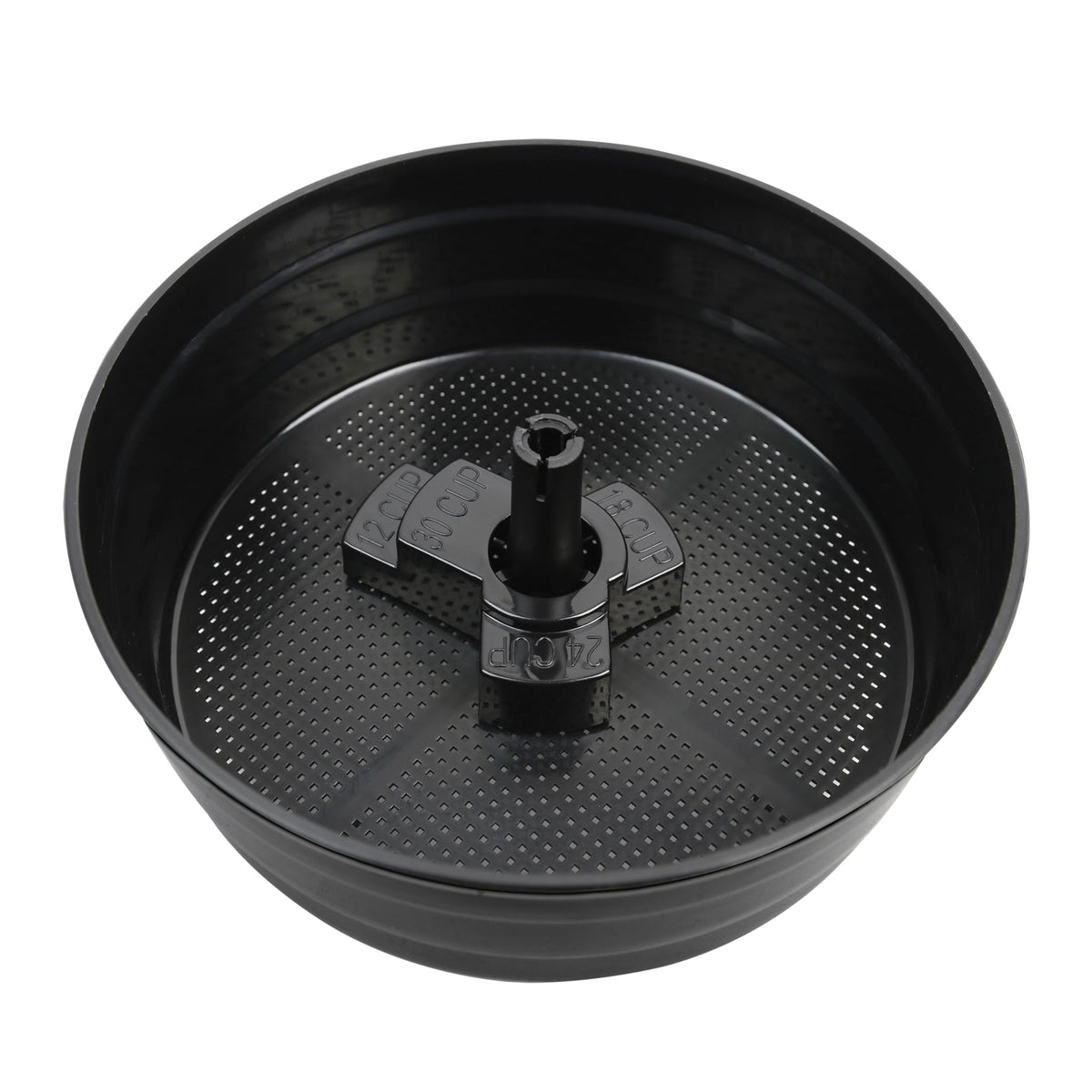 West Bend continuous-flow spigot for easy fill without spills