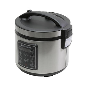 Keep warm function on West Bend rice cooker maintains heat after cooking