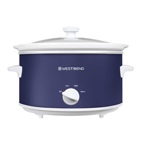 West Bend slow cooker dishwasher-safe crock simplifies cleanup after cooking.